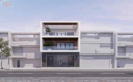 Nhà 3 tầng phong cách hiện đại